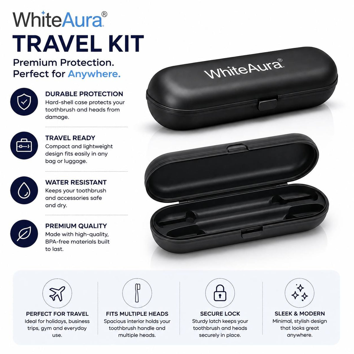 WhiteAura™ Premium Travel Case