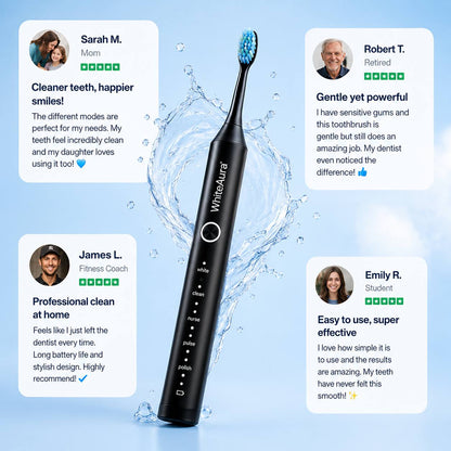 WhiteAura™ Smart Electric Toothbrush