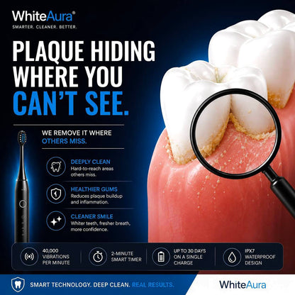 WhiteAura™ Smart Electric Toothbrush