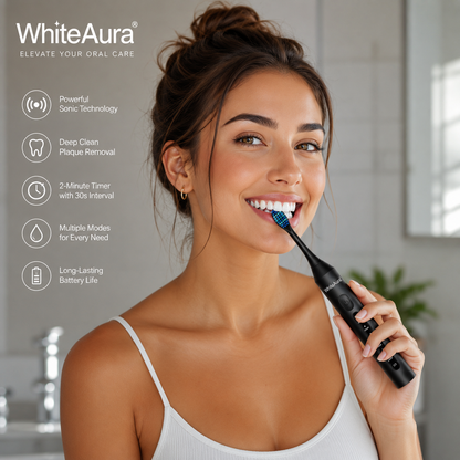 WhiteAura™ Smart Electric Toothbrush